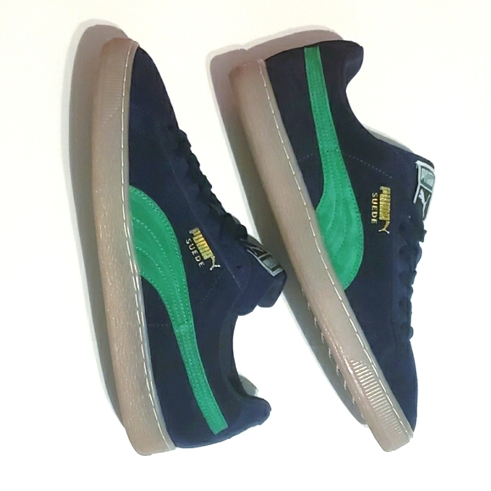 PUMA Suede Classic / Blue Green Gum sz 12 - Picture 3 of 15